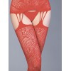 Фото товара: Красный ажурный комбинезон с имитацией шнуровки на груди, код товара: 04530/Арт.87206, номер 5