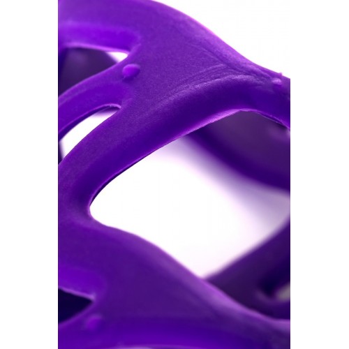 Фото товара: Фиолетовая насадка-сетка на пенис - 7,5 см., код товара: 768004/Арт.87876, номер 3