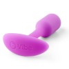 Фото товара: Розовая пробка для ношения B-vibe Snug Plug 1 - 9,4 см., код товара: BV-007-FUC/Арт.88267, номер 1