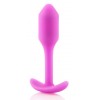 Фото товара: Розовая пробка для ношения B-vibe Snug Plug 1 - 9,4 см., код товара: BV-007-FUC/Арт.88267, номер 4