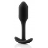 Фото товара: Чёрная пробка для ношения B-vibe Snug Plug 1 - 9,4 см., код товара: BV-007-BLK/Арт.88268, номер 4
