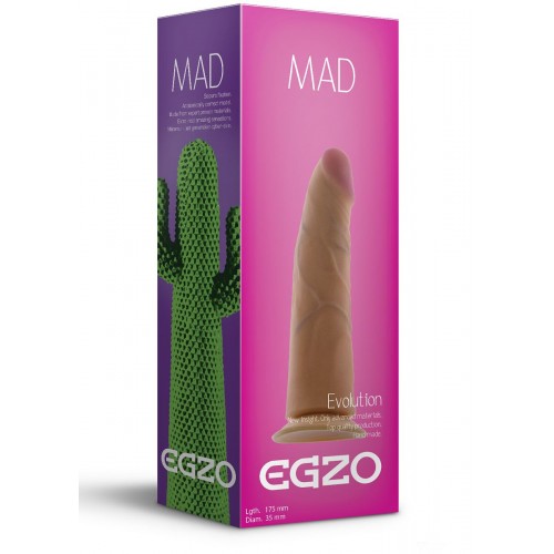 Купить Телесный фаллоимитатор без мошонки Mad Cactus - 17,5 см. код товара: D003/Арт.88380. Секс-шоп в СПб - EROTICOASIS | Интим товары для взрослых 