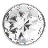Фото товара: Малая серебристая анальная пробка Diamond Clear Sparkle Small с прозрачным кристаллом - 7 см., код товара: 4009-01Lola/Арт.93790, номер 2