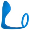 Купить Синее эрекционное кольцо с анальной пробкой Button Anal Plug код товара: 4216-03Lola/Арт.93912. Секс-шоп в СПб - EROTICOASIS | Интим товары для взрослых 