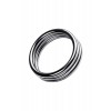 Фото товара: Металлическое эрекционное кольцо с рёбрышками размера L, код товара: 717104-L/Арт.95918, номер 1