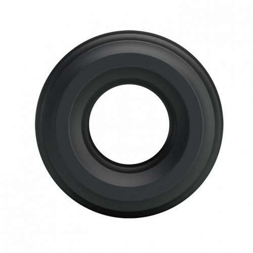 Фото товара: Чёрное широкое эрекционное кольцо, код товара: BI-210174 / Арт.99629, номер 1