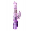 Фото товара: Фиолетовый вибратор High-Tech fantasy с клиторальным лепестком - 21 см., код товара: 761034/Арт.100319, номер 3