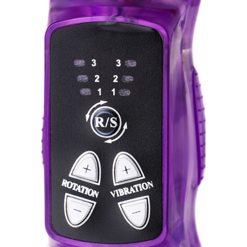 Фото товара: Фиолетовый вибратор High-Tech fantasy с клиторальным лепестком - 21 см., код товара: 761034/Арт.100319, номер 9