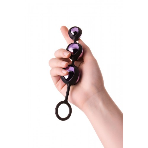 Фото товара: Фиолетово-черные тройные вагинальные шарики TOYFA A-toys, код товара: 764009/Арт.100336, номер 4