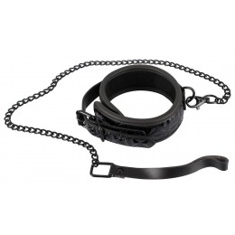 Ошейник и поводок с геометрическим узором Collar with Leash