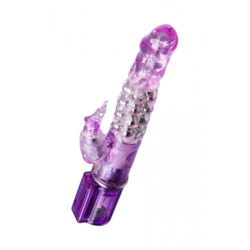 Фото товара: Фиолетовый хай-тек вибратор High-Tech fantasy с бусинами и отростком - 27,2 см., код товара: 761035/Арт.101326, номер 5