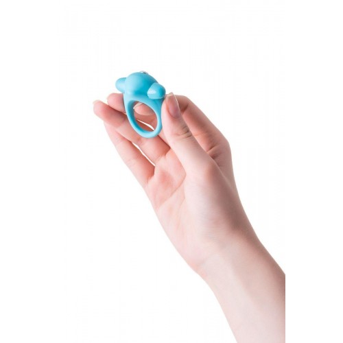 Фото товара: Голубое эрекционное силиконовое кольцо TOYFA A-Toys, код товара: 768008/Арт.101327, номер 5