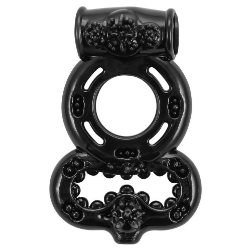 Фото товара: Чёрное эрекционное кольцо Rings Treadle с подхватом, код товара: 0114-62Lola/Арт.103545, номер 2