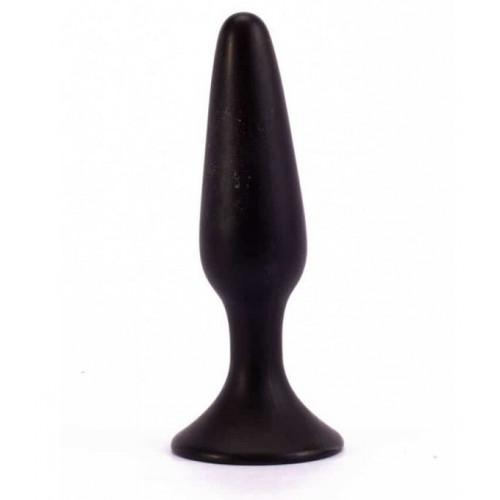 Купить Чёрная анальная пробка с ограничительным основанием LURE ME Silicone Anal Plug - 12,1 см. код товара: BK18-S / Арт.103866. Секс-шоп в СПб - EROTICOASIS | Интим товары для взрослых 