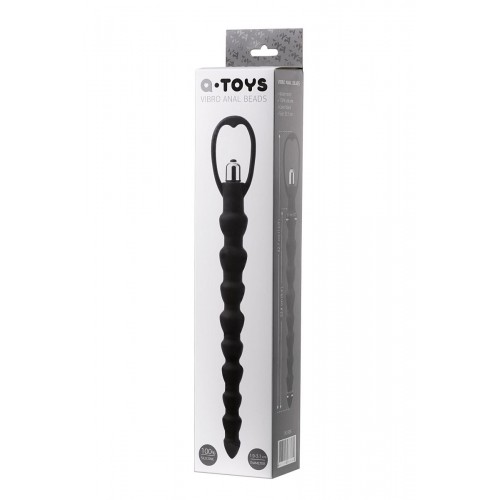 Фото товара: Черная анальная цепочка с вибрацией A-toys - 32,7 см., код товара: 761305 / Арт.105310, номер 2