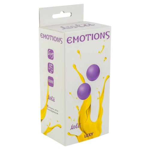 Фото товара: Фиолетовые вагинальные шарики без сцепки Emotions Lexy Small, код товара: 4014-01Lola/Арт.105530, номер 1