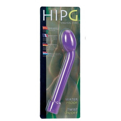 Фото товара: Фиолетовый вибростимулятор для G-точки HIP-G - 18,5 см., код товара: 50268/Арт.106210, номер 1
