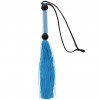 Купить Голубая мини-плеть из силикона и акрила SILICONE FLOGGER WHIP - 25,6 см. код товара: 520087/Арт.106596. Секс-шоп в СПб - EROTICOASIS | Интим товары для взрослых 