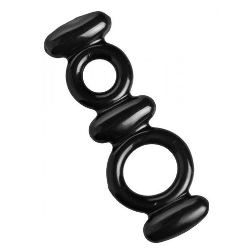 Купить Двойное эрекционное кольцо Dual Stretch To Fit Cock and Ball Ring код товара: AE180/Арт.107334. Секс-шоп в СПб - EROTICOASIS | Интим товары для взрослых 