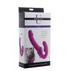 Фото товара: Ярко-розовый безремневой вибрострапон Evoke Vibrating Strapless Silicone Strap-on Dildo, код товара: AE826/Арт.107338, номер 2