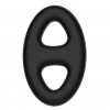 Купить Чёрное эрекционное кольцо с петлёй для мошонки код товара: BI-210184/Арт.109367. Секс-шоп в СПб - EROTICOASIS | Интим товары для взрослых 