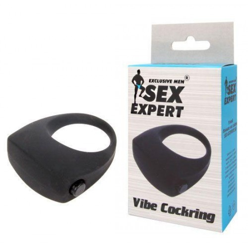 Фото товара: Эрекционное кольцо с вибрацией Sex Expert, код товара: SEM-55112/Арт.112445, номер 1