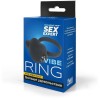 Фото товара: Чёрное эрекционное кольцо с вибрацией Sex Expert, код товара: SEM-55113/Арт.112446, номер 1