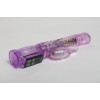 Фото товара: Фиолетовый силиконовый вибратор с подвижной головкой в пупырышках - 21 см., код товара: 47104-1/Арт.113031, номер 1