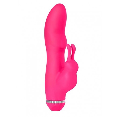 Купить Розовый вибратор с клиторальным стимулятором PURRFECT SILICONE DELUXE RABBIT - 19 см. код товара: 21297/Арт.113949. Секс-шоп в СПб - EROTICOASIS | Интим товары для взрослых 