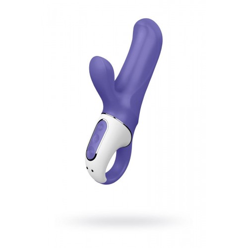 Купить Фиолетовый вибратор Satisfyer Magic Bunny с клиторальным отростком - 17,6 см. код товара: 9016464/Арт.117285. Секс-шоп в СПб - EROTICOASIS | Интим товары для взрослых 