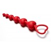 Фото товара: Бордовая анальная цепочка Love Beam - 19 см., код товара: 05511/Арт.125724, номер 1